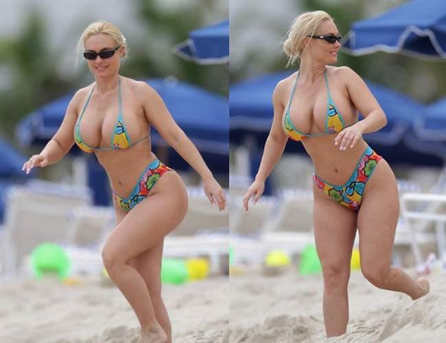Presidenta de Croacia atrae miradas en la playa