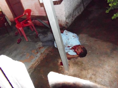 No Bairro Espirito Santo idoso e agredido a paulada