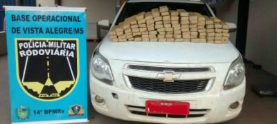 Polícia Militar Rodoviária apreende droga escondida em táxi com placas de Recife