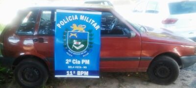 PM prende carro com placa adulterada