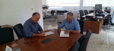 Prefeito Manoel Viais participa de reunião com presidente da Sanesul