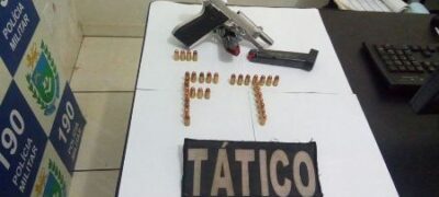 Polícia Militar de Jardim prende condutor embriagado com arma de fogo