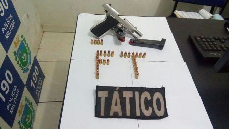 Polícia Militar de Jardim prende condutor embriagado com arma de fogo