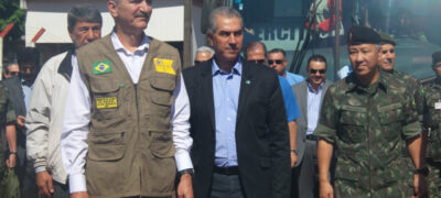 Em Dourados, Reinaldo e ministro da Defesa elogiam Sistema de Monitoramento de Fronteiras