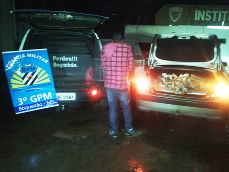 Polícia Militar do Boqueirão prende 123 kilos de maconha