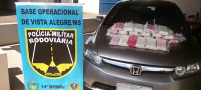 Polícia apreende cocaína avaliada em mais de meio milhão em tanque de carro