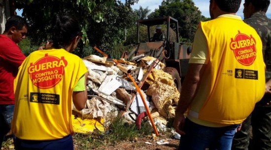 Mutirão contra o mosquito mobiliza autoridades e população de Jardim