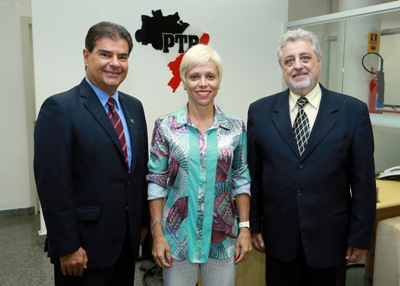 Presidente municipal do PTB participa de encontro com a deputada federal Cristiane Brasil na Capital