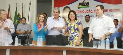 PMDB realiza Ato de filiação de Marcia Marques em Antônio João no último sábado