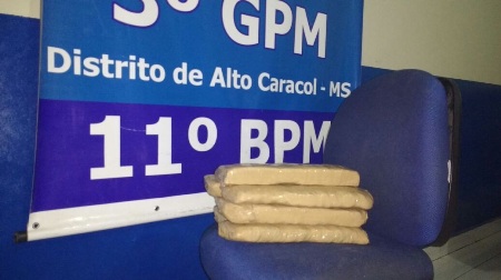 PM do Alto Caracol prende sete quilos de Maconha