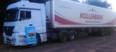 Caminhão de frigorífico é apreendido em Maracaju com 700 caixas de cigarro