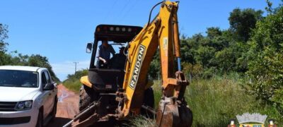 Prefeitura de Bela Vista realiza patrolamento no Assentamento Santa Marina