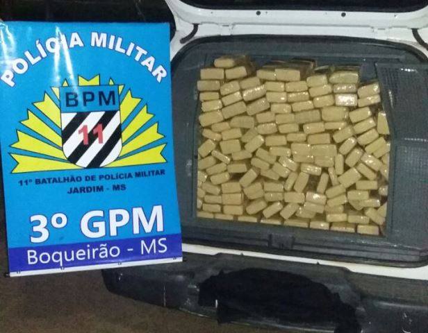 Polícia Militar de Boqueirão apreende 227 Kg de maconha