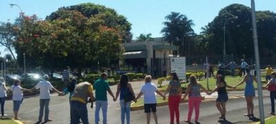 No MPE, manifestantes pedem desfecho da operação Coffee Break em MS