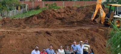 Após 40 anos erosão é tampada e problema solucionada pela Prefeitura de Caracol que constrói sistema de drenagem