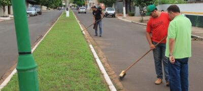 Prefeitura de Bela Vista faz operação varredura nas ruas