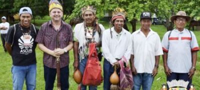 Em comemoração ao Dia do Índio, Douglas Gomes participou de festividade No Piracua