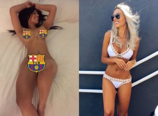 Miss Bumbum posando nua pelo Barcelona e gatas dos jogadores do Brasileirão deram o que falar na web