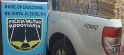 PMR apreende quase 2t de maconha na MS-166, mas traficante consegue fugir