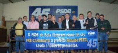 Grande ato de filiação agita tucanos e lança pré-candidato a prefeito em Bela Vista