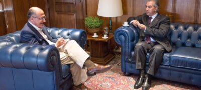 Reinaldo e Alckmin debatem proposta conjunta de renegociação das dívidas dos estados com a União