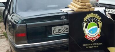 Policiais Civis de Bela Vista prendem condutor e veículos com droga