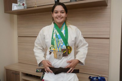 Judoca sul-mato-grossense conquista o ouro no peso-médio da Taça Brasil