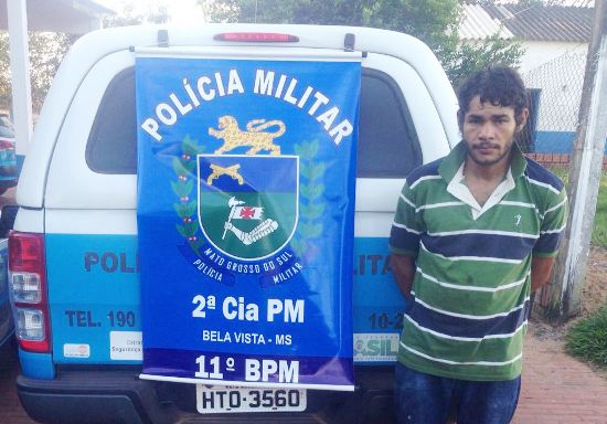 ‘Capitão Sujeira’ é preso por sequestro com troca de tiros em Bela Vista