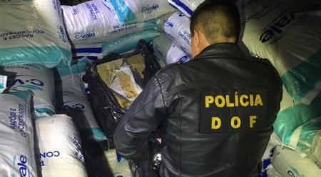 DOF apreende quase 2 toneladas de drogas na fronteira com o Paraguai