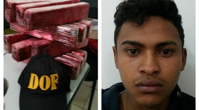 Goiano é preso com Maconha na Fronteira