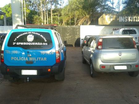 Polícia Militar do Distrito de Boqueirão recupera veículo furtado durante abordagem