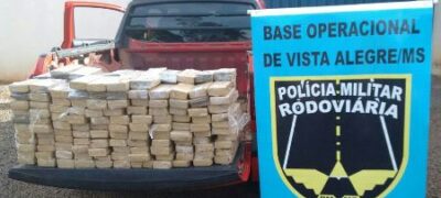 PRE BOP Vista Alegre apreende 172 kg de maconha em fundo falso de veículo