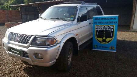 Polícia Militar Rodoviária Estadual recupera Pajero roubado em São paulo