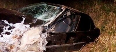 Acidente envolvendo Corsa e Fiat Uno na estrada de Caracol deixa um em estado grave