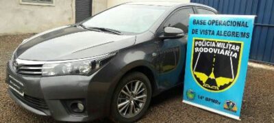 Maracaju: PRE BOP Vista Alegre recupera veículo roubado no estado do Rio Grande do Sul