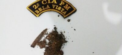 Jovem e detido com Maconha em Bela Vista