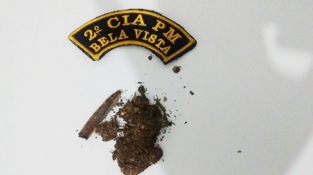 Jovem e detido com Maconha em Bela Vista