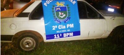 PM de Bela Vista recupera carro