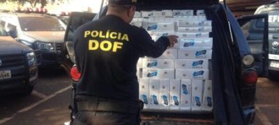 DOF apreende carga de cigarro contrabandeado, avaliada em quase 100 mil reais