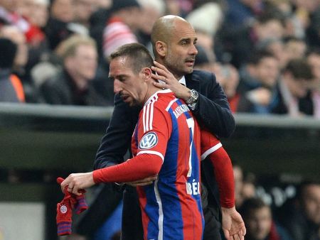 Ribery indica ter vivido relação conturbada com Guardiola no Bayern