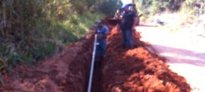 SAAE executa obras de rede de água no Distrito Nossa Senhora de Fátima