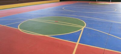 Ginásio de Esporte do Bairro Canaã recebe nova pintura