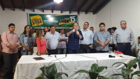 PMDB realiza convenção e oficializa Guto Zacarias candidato a prefeito e Pato vice