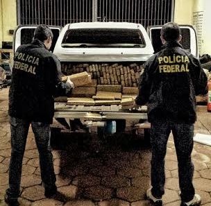 Polícia Federal prende quatro com mais de 1,7 mil quilos de maconha