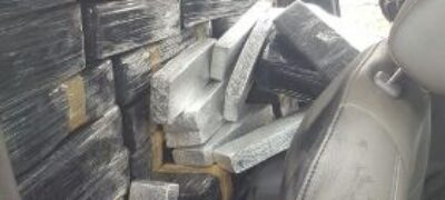 Três são presos com 2 toneladas de maconha e 24 pneus do paraguai
