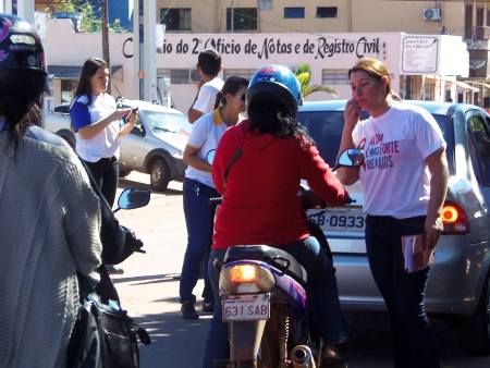 Secretaria de Saúde de Bela Vista realiza Blitz sobre doação de sangue