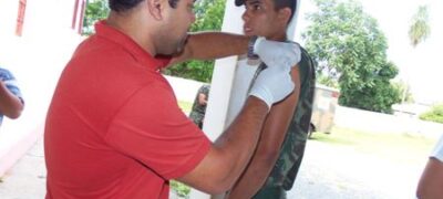 Secretaria de Saúde de Bela Vista imuniza 150 soldados contra Hepatite B  