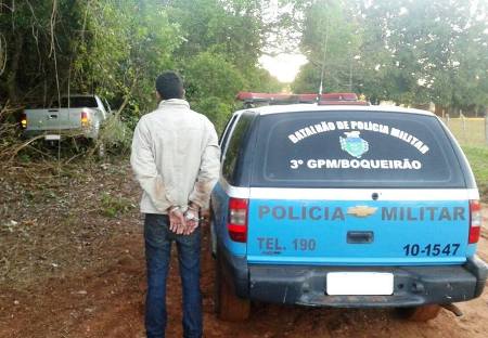 PM do Distrito de Boqueirão recupera Hilux produto de crime e prende homem por receptação