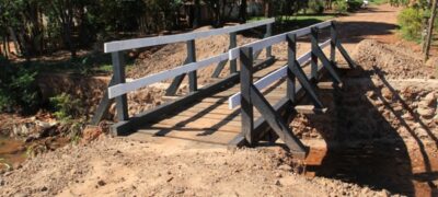 Prefeitura constrói ponte na Baixada Corintiana