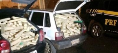 Polícia encontra 678 kg de droga em carros deixados por “cavalo doido”